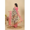 Generic Women's Cotton Silk Floral Printed Saree With Unstitched Blouse 5.5Mtr (Black) Generic Women's Cotton Silk Floral Printed Saree With Unstitched Blouse 5.5Mtr (Black)