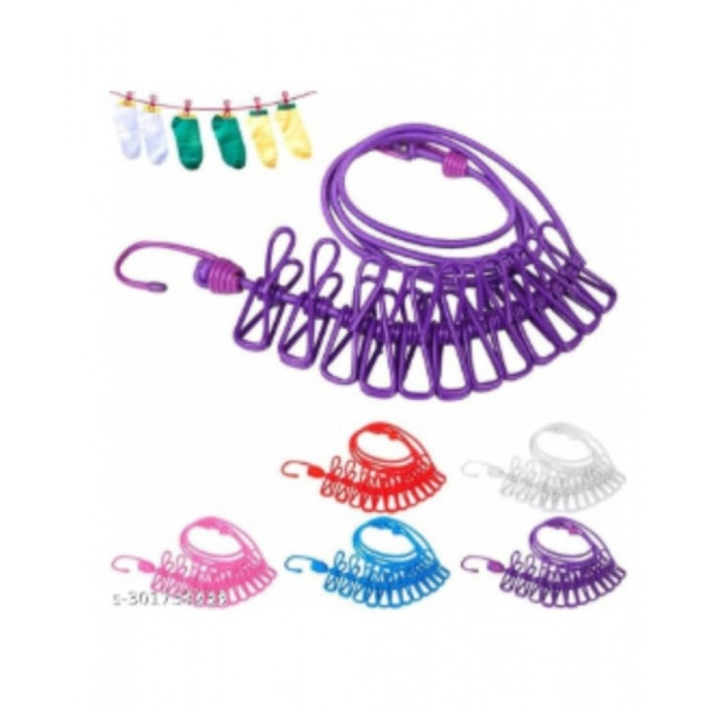 Generic Pack of 5 Nylon Cloth Drying Rope (Multicolor)