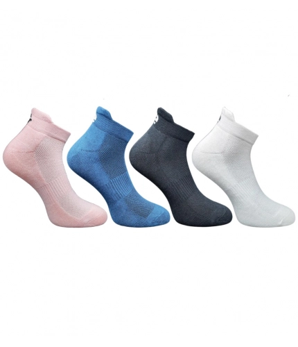 Generic 4_Pair Set Unisex Casual Cotton Printed Ankle Length Socks (Multicolor)