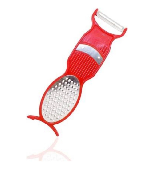 Generic Pack of 4_4-in-1 Multi-Purpose Vegetable Peeler – (Color: Assorted )