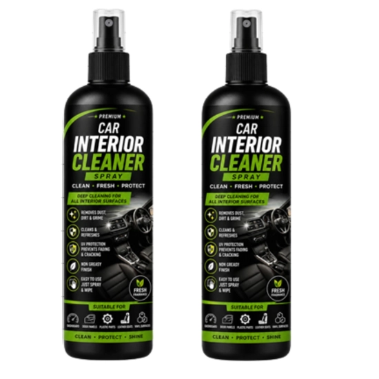 Generic Pack of 2 Car Interior Cleaner Liquid Spray Bottles 100 ML