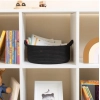 Generic Cotton 8x3 Inch Round Bedside Organizer With Out Lid (Black) Generic Cotton 8x3 Inch Round Bedside Organizer With Out Lid (Black)