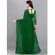Generic Women's Net Self Design Saree With Unstitched Blouse 5.5Mtr (Green) Generic Women's Net Self Design Saree With Unstitched Blouse 5.5Mtr (Green)