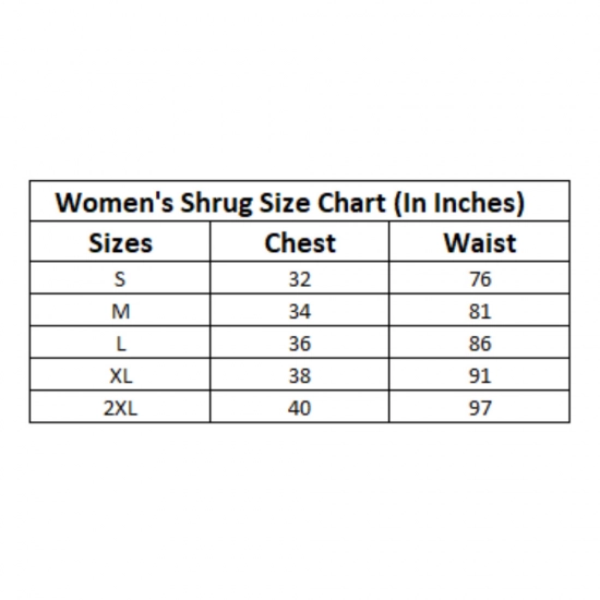 Generic Women's Chiffon Self Design Long Sleeves Shrug (Pink)