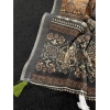 Generic Women's Linen Cotton  Printed Saree With Unstitched Blouse 5.5Mtr (Beige)