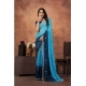 Generic Women's Chiffon Embroidred Saree With Unstitched Blouse 5.5Mtr (Light Blue) Generic Women's Chiffon Embroidred Saree With Unstitched Blouse 5.5Mtr (Light Blue)