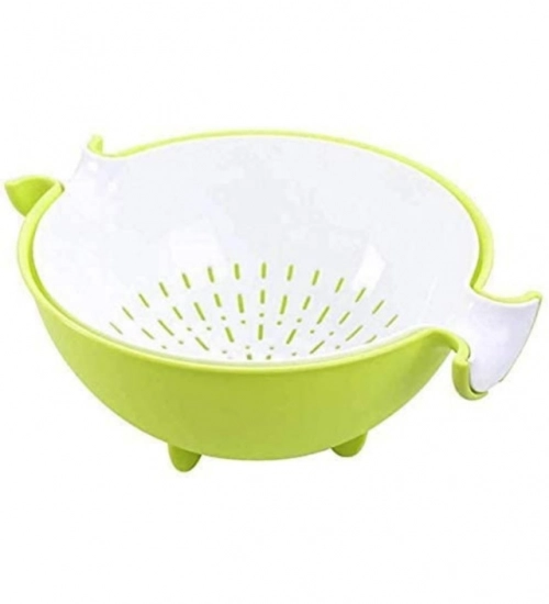 Generic Pack Of 3_Multifunctional Vegetable And Fruit Draining Basket – (Color: Assorted)