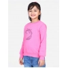 Generic Girl's Fleece Embellished Long Sleeves Sweatshirt (Pink) Generic Girl's Fleece Embellished Long Sleeves Sweatshirt (Pink)