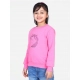 Generic Girl's Fleece Embellished Long Sleeves Sweatshirt (Pink) Generic Girl's Fleece Embellished Long Sleeves Sweatshirt (Pink)