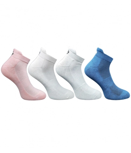 Generic 4_Pair Set Unisex Casual Cotton Printed Ankle Length Socks (Multicolor)