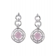 Generic Women's Brass Silver Plated Necklace set (Pink) Generic Women's Brass Silver Plated Necklace set (Pink)