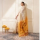 Generic Women's Blended_Cotton Woven_Motifs Saree With Unstitched Blouse 5.5Mtr (Mustard)
