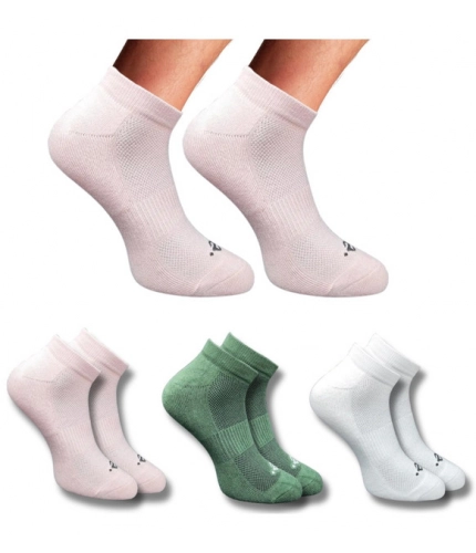 Generic 3_Pair Set Unisex Casual Cotton Printed Low Cut Socks (Multicolor)