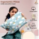 Generic Soft Plush Printed Baby Infant Pillow for Kids Age 1 To 5 Years (Sky Blue)