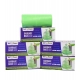 Generic Pack of 5 Biodegradeable Vegetable-Paper 17 x 19 Inches Garbage Bag (Green)