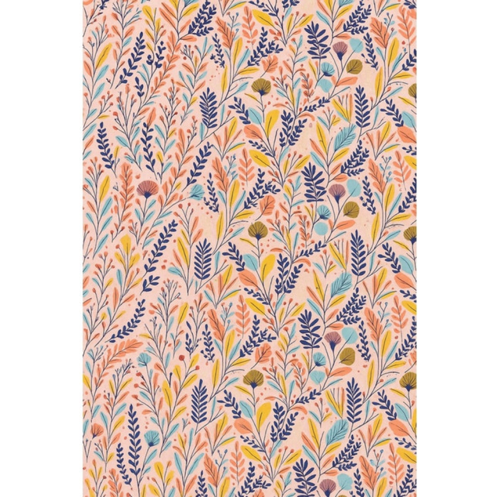 Generic Microfiber Floral Printed Single Bedsheet with 1 Pillow Cover (Multicolor)