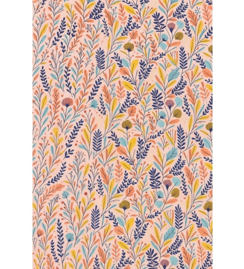 Generic Microfiber Floral Printed Single Bedsheet with 1 Pillow Cover (Multicolor)