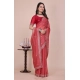 Generic Women's Georgette Embellished Saree With Unstitched Blouse 5.5Mtr (Coral Red) Generic Women's Georgette Embellished Saree With Unstitched Blouse 5.5Mtr (Coral Red)
