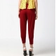 Generic Women's Polyester Solid Elasticated Trousers (Maroon) Generic Women's Polyester Solid Elasticated Trousers (Maroon)