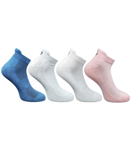 Generic 4_Pair Set Unisex Casual Cotton Printed Ankle Length Socks (Multicolor)