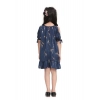 Generic Girl's Satin Animal Print Sleeveless Dress (Blue) Generic Girl's Satin Animal Print Sleeveless Dress (Blue)