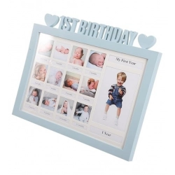 Generic Acrylic First Year Baby Photo Frame (Multicolor)