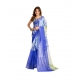 Generic Women's Faux_Linen Printed Ready-to-Wear Saree With Unstitched Blouse 5.5 Mtr (Blue) Generic Women's Faux_Linen Printed Ready-to-Wear Saree With Unstitched Blouse 5.5 Mtr (Blue)