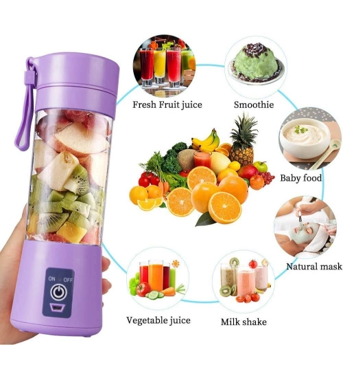 Generic Plastic Solid Electric USB Juicer (Purple) Generic Plastic Solid Electric USB Juicer (Purple)