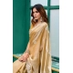 Generic Women's Faux Shimmer Geometric Ready to wear Saree With Unstitched Blouse 5.5Mtr (Beige) Generic Women's Faux Shimmer Geometric Ready to wear Saree With Unstitched Blouse 5.5Mtr (Beige)