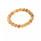 Generic Natural Crystal 8mm Citrine Bracelet (Musterd Yellow)