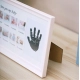 Generic Acrylic Birthday Baby Handprints And Footprints Frame (Multicolor)