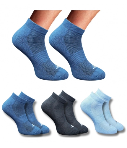 Generic 3_Pair Set Unisex Casual Cotton Printed Low Cut Socks (Multicolor)