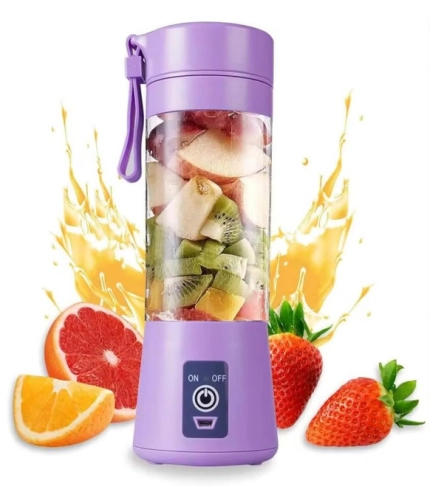 Generic Plastic Solid Electric USB Juicer (Purple)