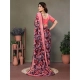 Women's Chiffon Printed Saree With Unstitched Blouse 5.5Mtr (Pink) Women's Chiffon Printed Saree With Unstitched Blouse 5.5Mtr (Pink)