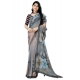 Generic Women's Georgette Floral Printed Saree With Unstitched Blouse 5.5Mtr (Grey) Generic Women's Georgette Floral Printed Saree With Unstitched Blouse 5.5Mtr (Grey)