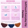 Generic Pack of_6 Women's Cotton Printed Hipster Panty (Multicolor)