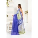 Generic Women's Faux_Linen Printed Ready-to-Wear Saree With Unstitched Blouse 5.5 Mtr (Blue) Generic Women's Faux_Linen Printed Ready-to-Wear Saree With Unstitched Blouse 5.5 Mtr (Blue)