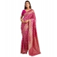Generic Women's Jacquard Printed Saree With Unstitched Blouse 5.5Mtr (Pink) Generic Women's Jacquard Printed Saree With Unstitched Blouse 5.5Mtr (Pink)