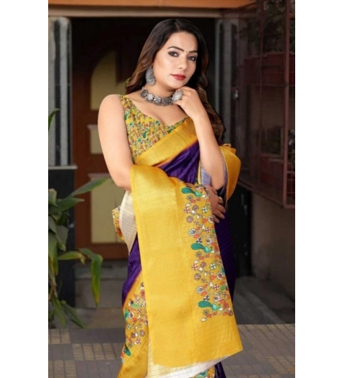 Generic Women's Cotton Silk Printed Saree With Unstitched Blouse 5.5Mtr (Multicolor) Generic Women's Cotton Silk Printed Saree With Unstitched Blouse 5.5Mtr (Multicolor)