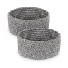 Generic Cotton 8x3 Inch Kidi Round 2 Set Bedside Organizer With Out Lid (Black) Generic Cotton 8x3 Inch Kidi Round 2 Set Bedside Organizer With Out Lid (Black)