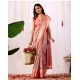 Generic Women's Faux_Silk Printed Saree With Unstitched Blouse 5.5Mtr (Light_Pink)
