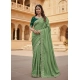 Generic Women's Georgette Embroidered Saree With Unstitched Blouse 5.5Mtr (Pista Green) Generic Women's Georgette Embroidered Saree With Unstitched Blouse 5.5Mtr (Pista Green)