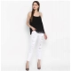 Generic Women's Polyester Embellished Shoulder Straps Top (Black) Generic Women's Polyester Embellished Shoulder Straps Top (Black)