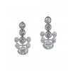 Generic Women's Brass Silver Plated Necklace set (Turquoise)