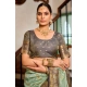 Generic Women's Silk Blend Booti Work Ready to wear Saree With Unstitched Blouse 5.5Mtr (SeaGreen) Generic Women's Silk Blend Booti Work Ready to wear Saree With Unstitched Blouse 5.5Mtr (SeaGreen)