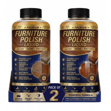 Generic Pack of 2 Furniture Polish Liquid Bottles 100 ML Generic Pack of 2 Furniture Polish Liquid Bottles 100 ML