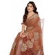 Generic Women's Georgette Printed Saree With Unstitched Blouse 5.5Mtr (Brown) Generic Women's Georgette Printed Saree With Unstitched Blouse 5.5Mtr (Brown)