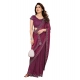Generic Women's Georgette Printed Saree With Unstitched Blouse 5.5Mtr (Purple) Generic Women's Georgette Printed Saree With Unstitched Blouse 5.5Mtr (Purple)
