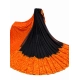 Generic Women's Georgette Printed Saree With Unstitched Blouse 5.5Mtr (Black-Orange) Generic Women's Georgette Printed Saree With Unstitched Blouse 5.5Mtr (Black-Orange)