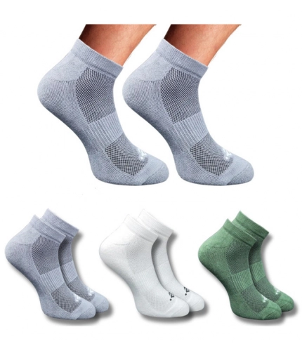 Generic 3_Pair Set Unisex Casual Cotton Printed Low Cut Socks (Multicolor)